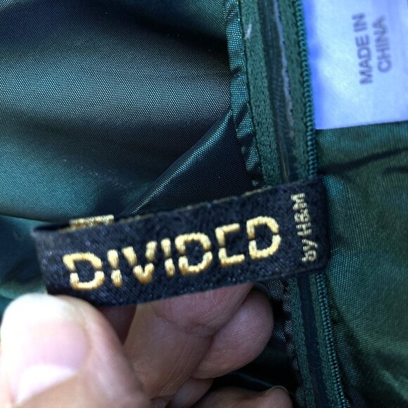 H&M Emerald Green Sweetheart Taffeta Cocktail Dress, Sz 8, Straps or Strapless - Picture 7 of 11